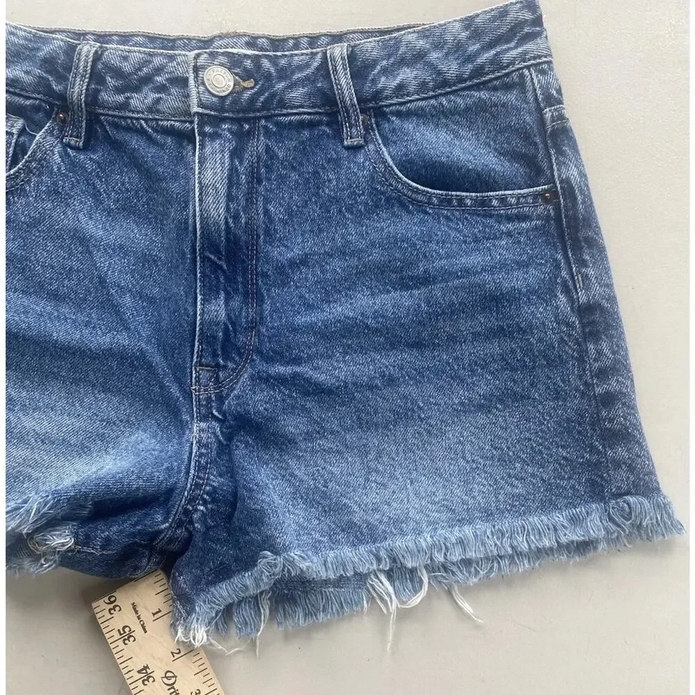 PacSun Shorts Womens Size 28 Dark Wash Casual Denim High Rise Festival Normcore